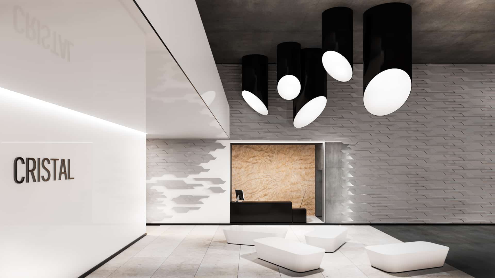 Lámparas de gran formato cristal