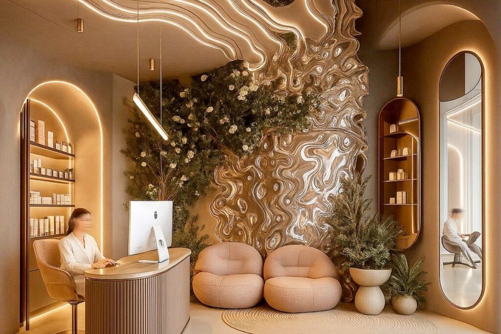 Tipo revestimiento retroiluminado