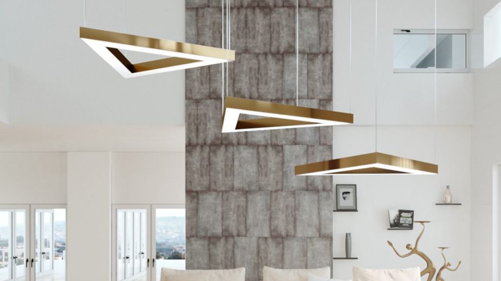 Ceilica: Lámpara de gran formato triunica